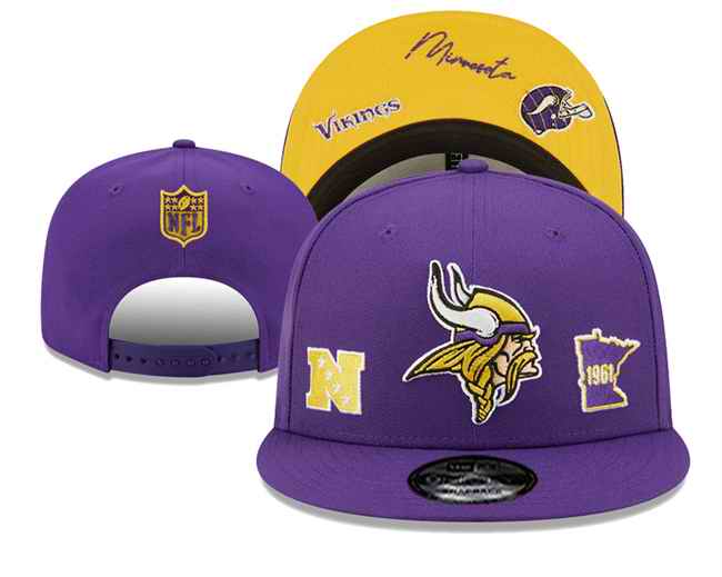 Minnesota Vikings 2024 Stitched Snapback Hats 001
