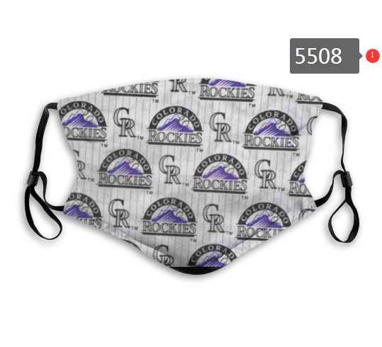 Colorado Rockies Face Mask 005 Filter Pm2.5 (Pls check description for details)