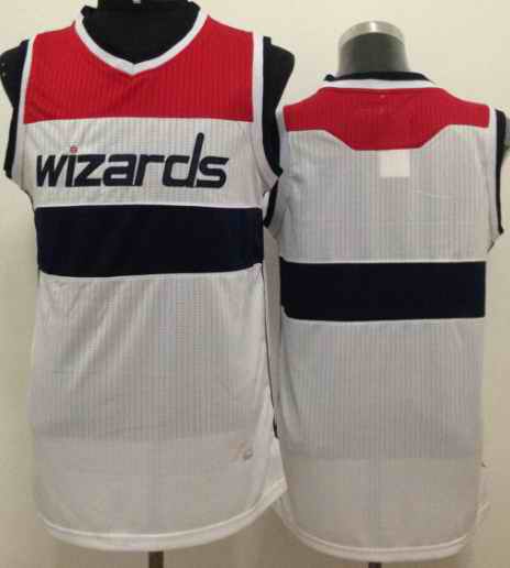 Revolution 30 Wizards Blank White Stitched NBA Jersey