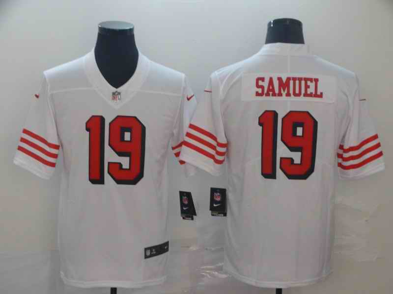 Men's San Francisco 49ers #19 Deebo Samuel White Color Rush Limited Stitched NFL Jersey