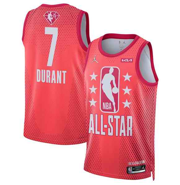 Men's 2022 All-Star #7 Kevin Durant Maroon Stitched Basketball Jersey