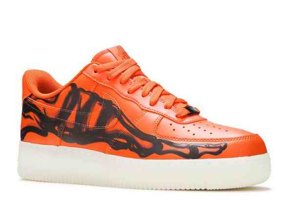 Men's Air Force 1 '07 Skeleton Orange Shoes 031