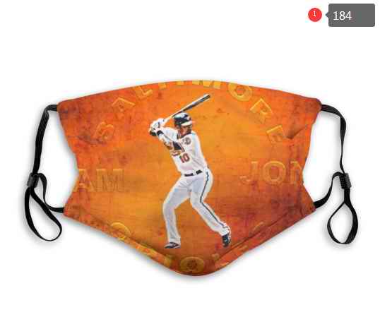 Baltimore Orioles Face Mask 002 Filter Pm2.5 (Pls check description for details)