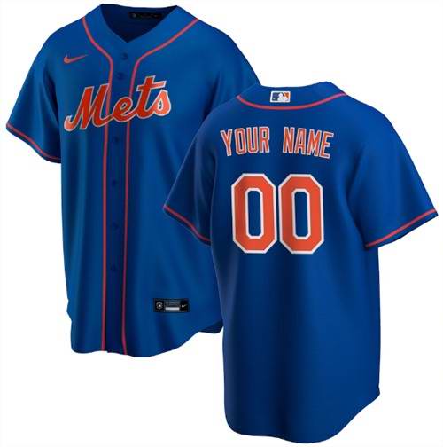 Men's New York Mets Customized Stitched MLB Jersey