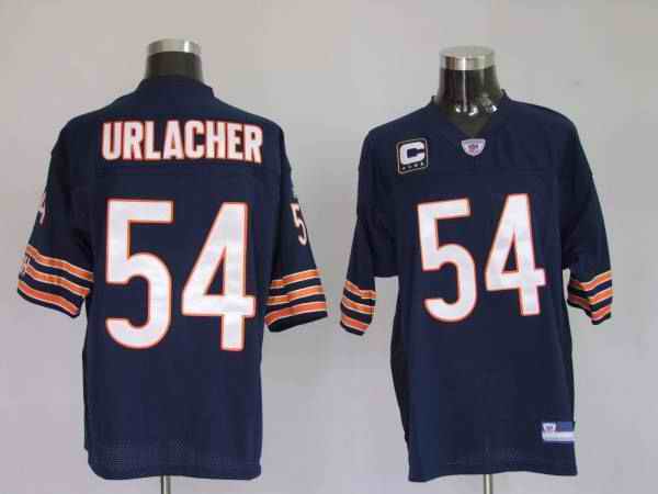 Bears #54 Brian Urlacher Blue Stitched Youth NFL Jersey