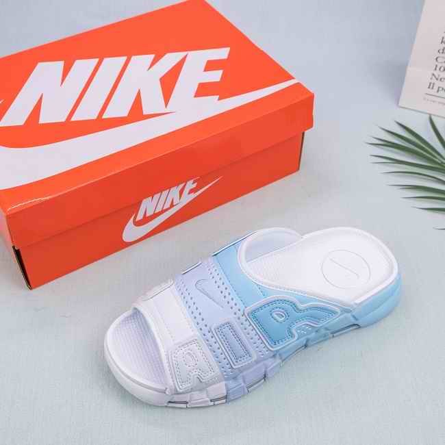 Men's Air Uptempo Camo Blue/White Uptempo Slide 006