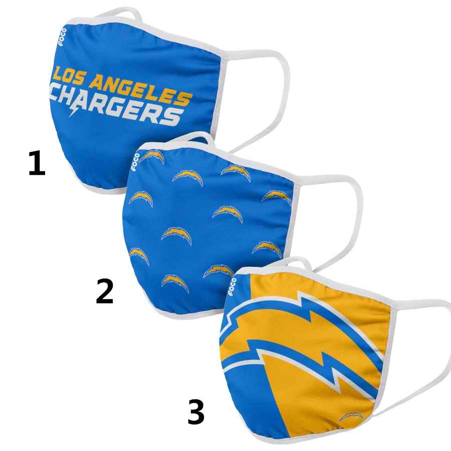 Chargers Sports Face Mask 001 Filter Pm2.5 (Pls check description for details)