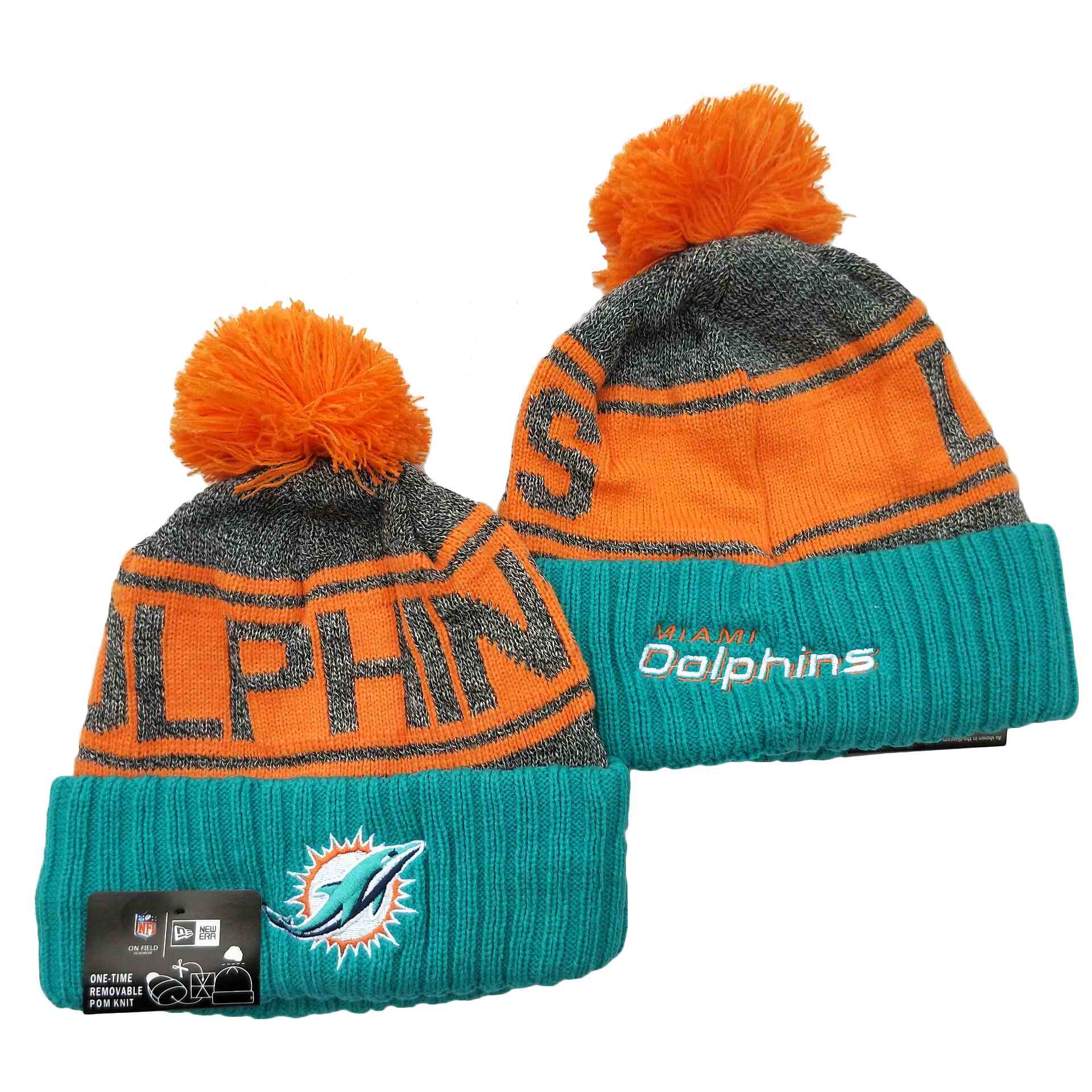 Miami Dolphins Knit Hats 043