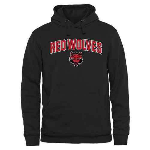 Arkansas State Red Wolves Proud Mascot Pullover Hoodie Black