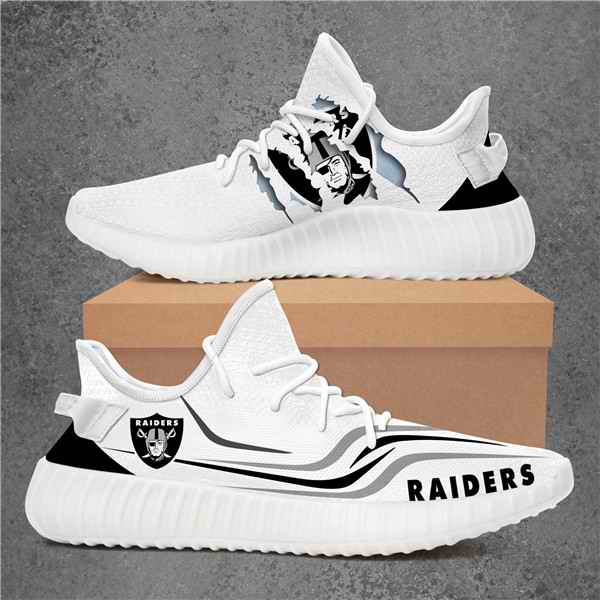 Women's Las Vegas Raiders Mesh Knit Sneakers/Shoes 020