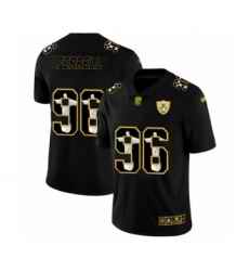 Men's Oakland Raiders #96 Clelin Ferrell Black Jesus Faith Edition Limited Stitched Jersey