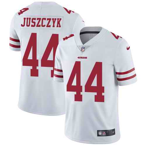 Youth NFL San Francisco 49ers #44 Kyle Juszczyk White Vapor Untouchable Limited Stitched