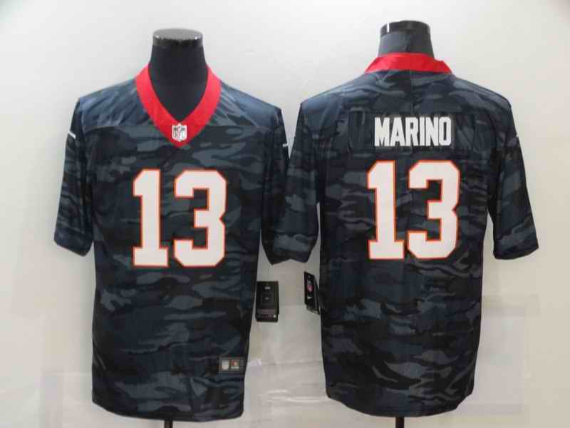 Men's Miami Dolphins #13 Dan Marino 2020 Camo  Limited Stitched NFL Jersey