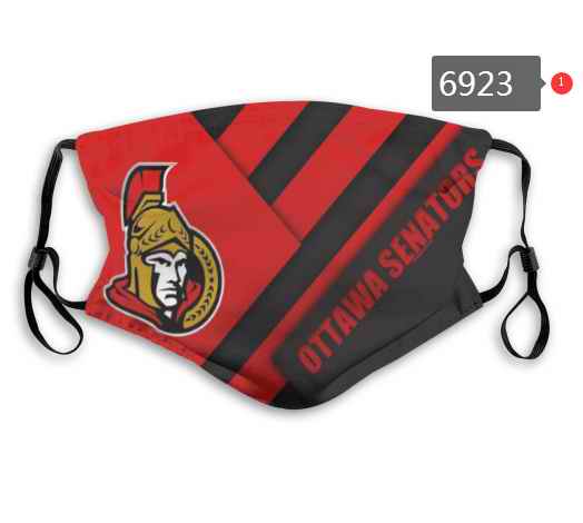 Ottawa Senators Face Mask 6923 Filter Pm2.5 (Pls check description for details)