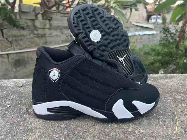 Men's Running weapon Air Jordan 14 Black Shoes 017