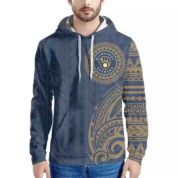 Men's Milwaukee Brewers Navy Hoodie