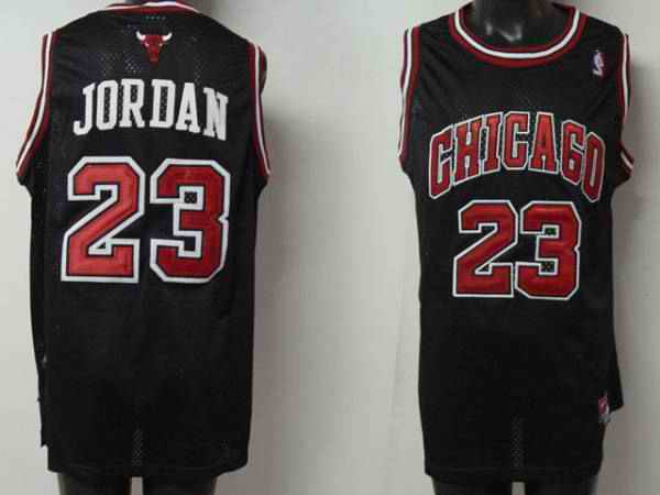 Bulls #23 Michael Jordan Stitched Black NBA Jersey