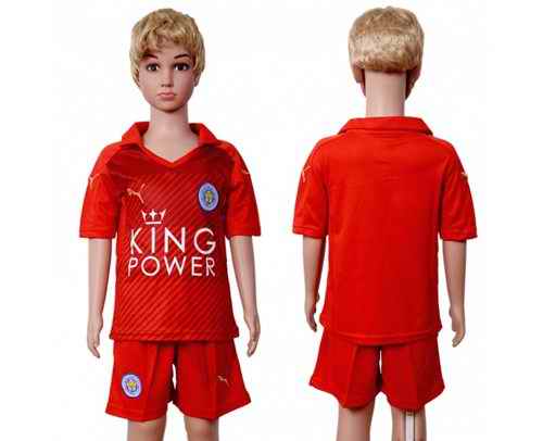 Leicester City Blank Away Kid Soccer Club Jersey