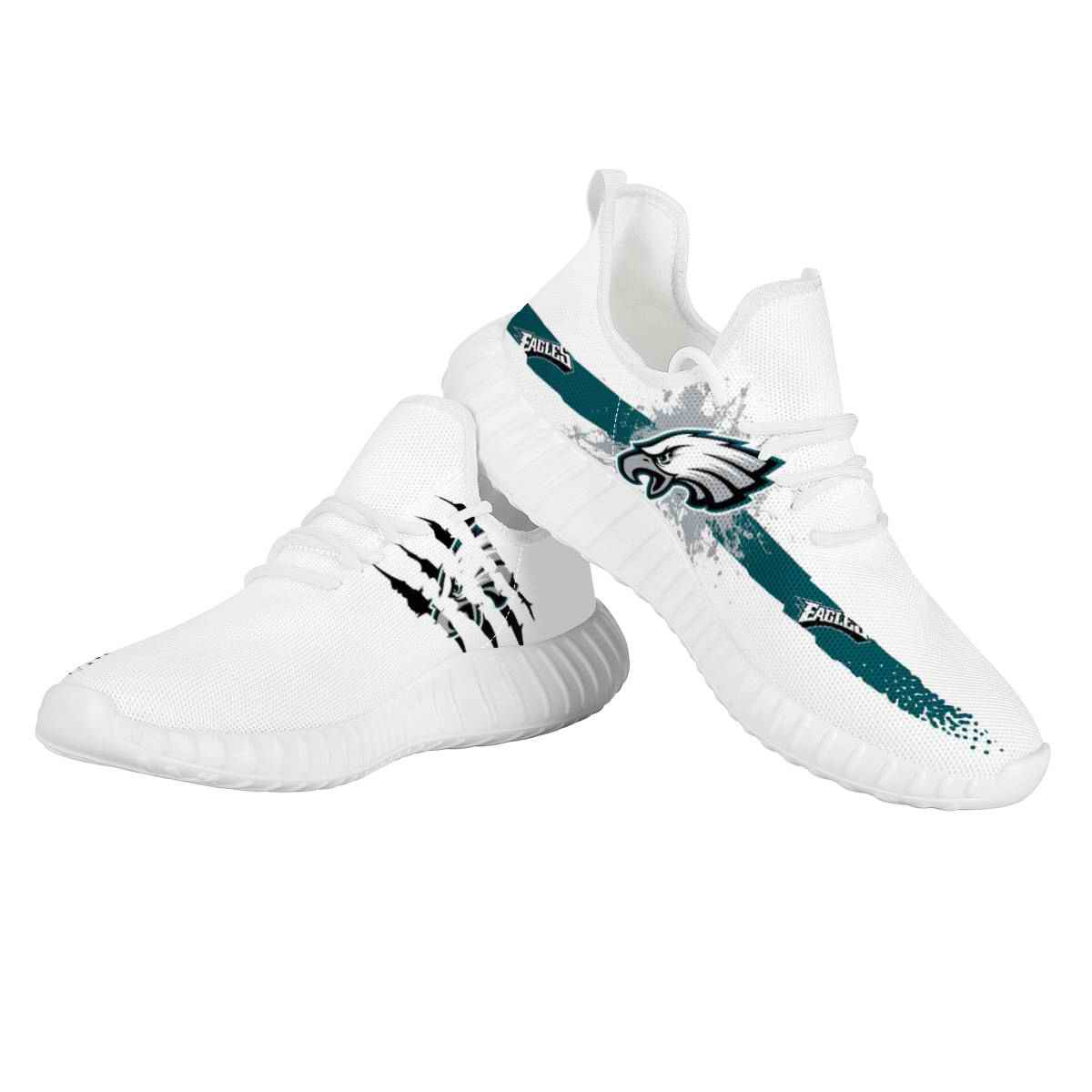 Women's Philadelphia Eagles Mesh Knit Sneakers/Shoes 015