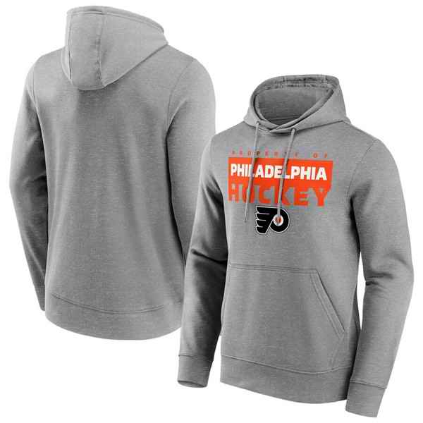 Men's Philadelphia Flyers Grey Gain Ground Hoodie