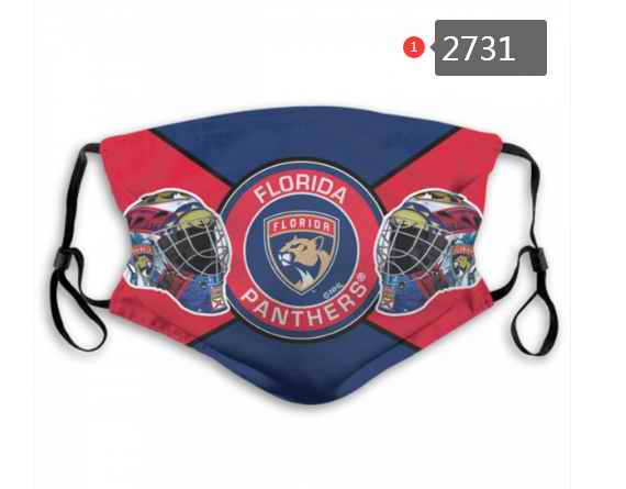 Florida Panthers Face Mask 2731 Filter Pm2.5 (Pls check description for details)