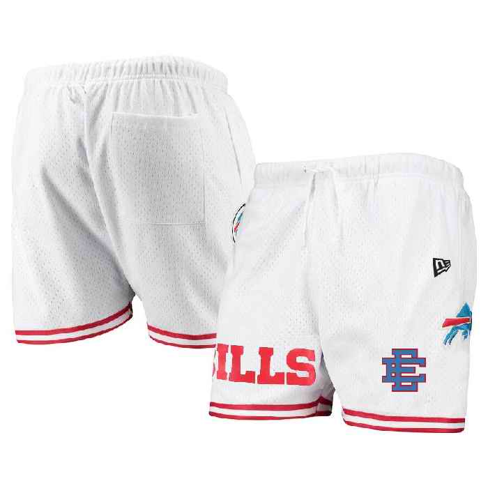 Men's Buffalo Bills Pro White/Royal Mesh Shorts