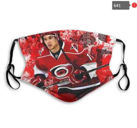 Carolina Hurricanes Face Mask 002 Filter Pm2.5 (Pls check description for details)