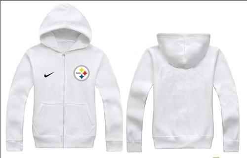 Nike Pittsburgh Steelers Authentic Logo Hoodie White