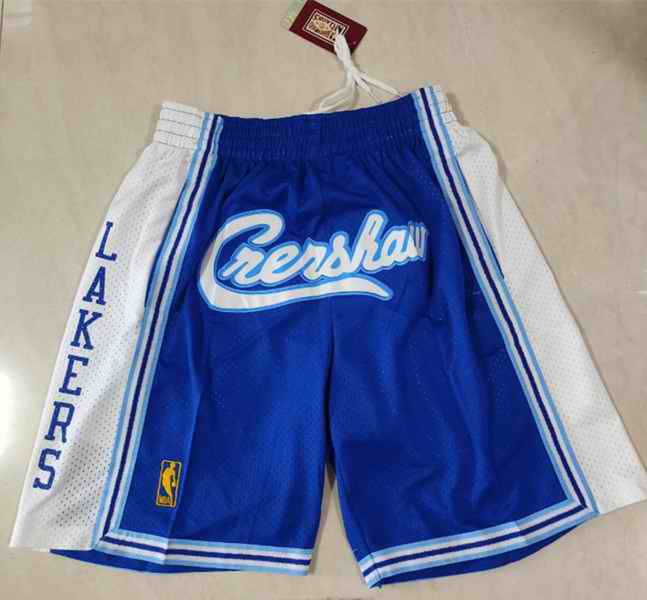 Men's Los Angeles Lakers Blue Shorts (Run Small)