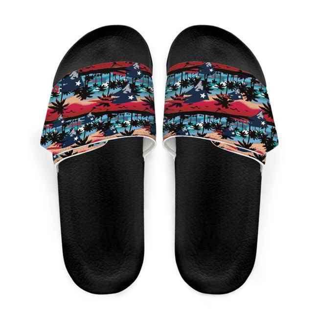 Men's New England Patriots Beach Adjustable Slides Non-Slip Slippers/Sandals/Shoes 001