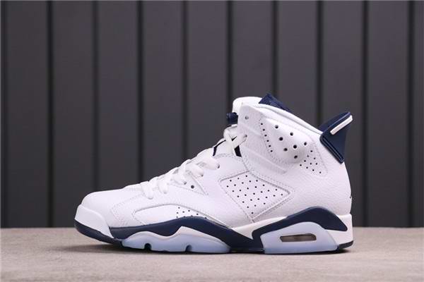 Men's Running Weapon Air Jordan 6 White Shoes 047