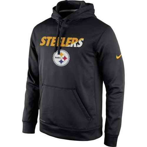 Pittsburgh Steelers Nike Kick Off Staff Performance Pullover Hoodie Black