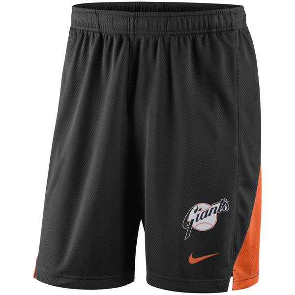 Men's San Francisco Giants Black Franchise Performance Shorts