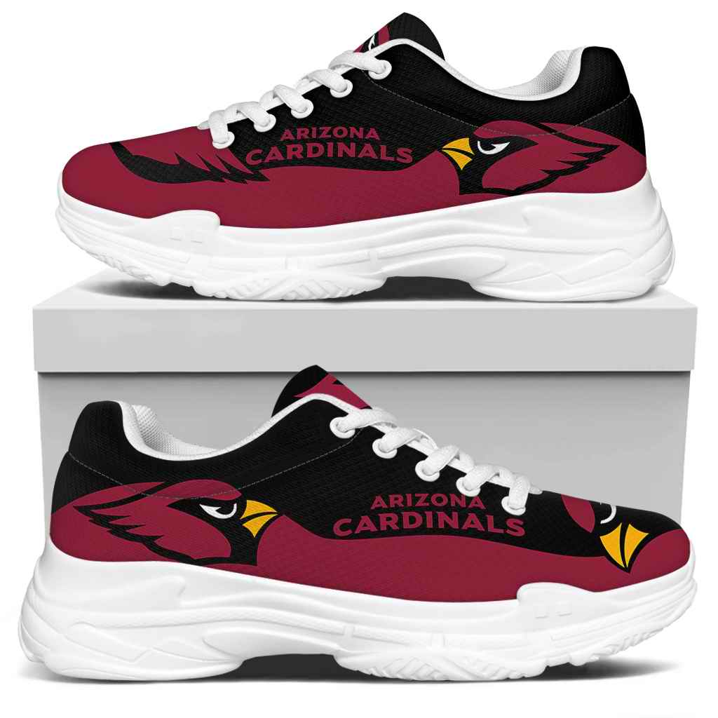 Women's Arizona Cardinals Edition Chunky Sneakers With Line 001