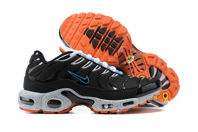 Men's Hot sale Running weapon Air Max TN Shoes Black 0190