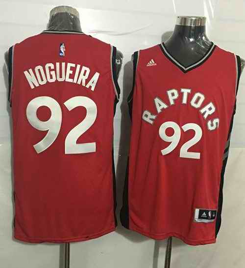 Raptors #92 Lucas Nogueira Red Stitched NBA Jersey