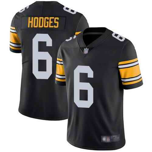 Men's Pittsburgh Steelers #6 Devlin Hodges 2019 Black Vapor Untouchable Limited Stitched NFL Jersey