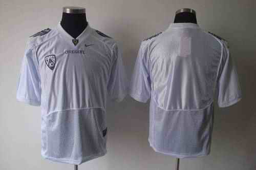 Ducks Blank White Stitched NCAA Jersey