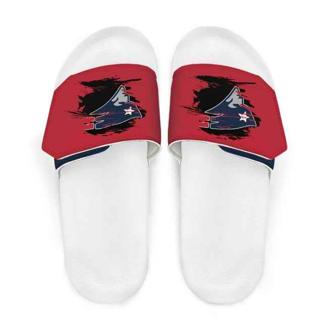 Women's New England Patriots Beach Adjustable Slides Non-Slip Slippers/Sandals/Shoes 005