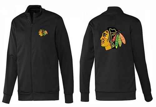 NHL Chicago Blackhawks Zip Jackets Black-1
