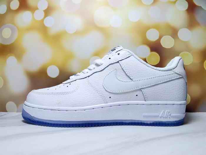Women's Air Force 1 White/Royal Shoes 0148