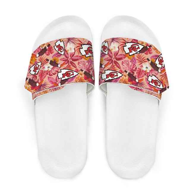 Men's Kansas City Chiefs Beach Adjustable Slides Non-Slip Slippers/Sandals/Shoes 002