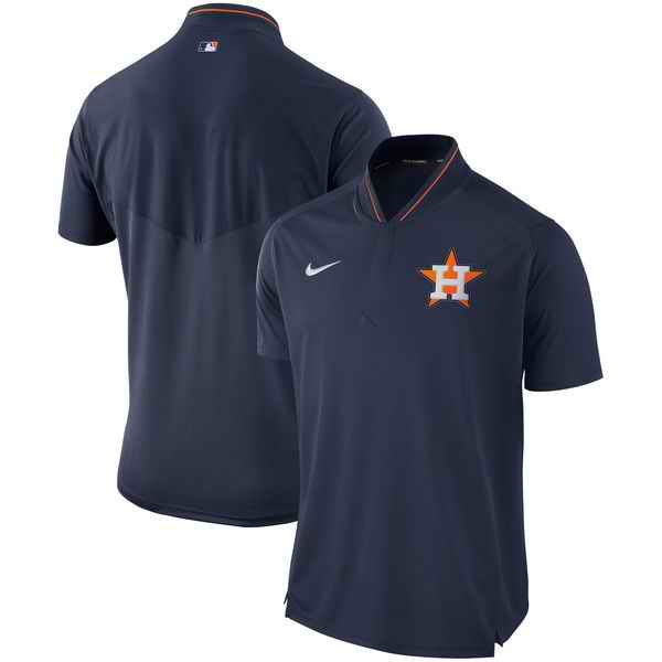 Men's Houston Astros Navy Authentic Collection Elite Performance Polo