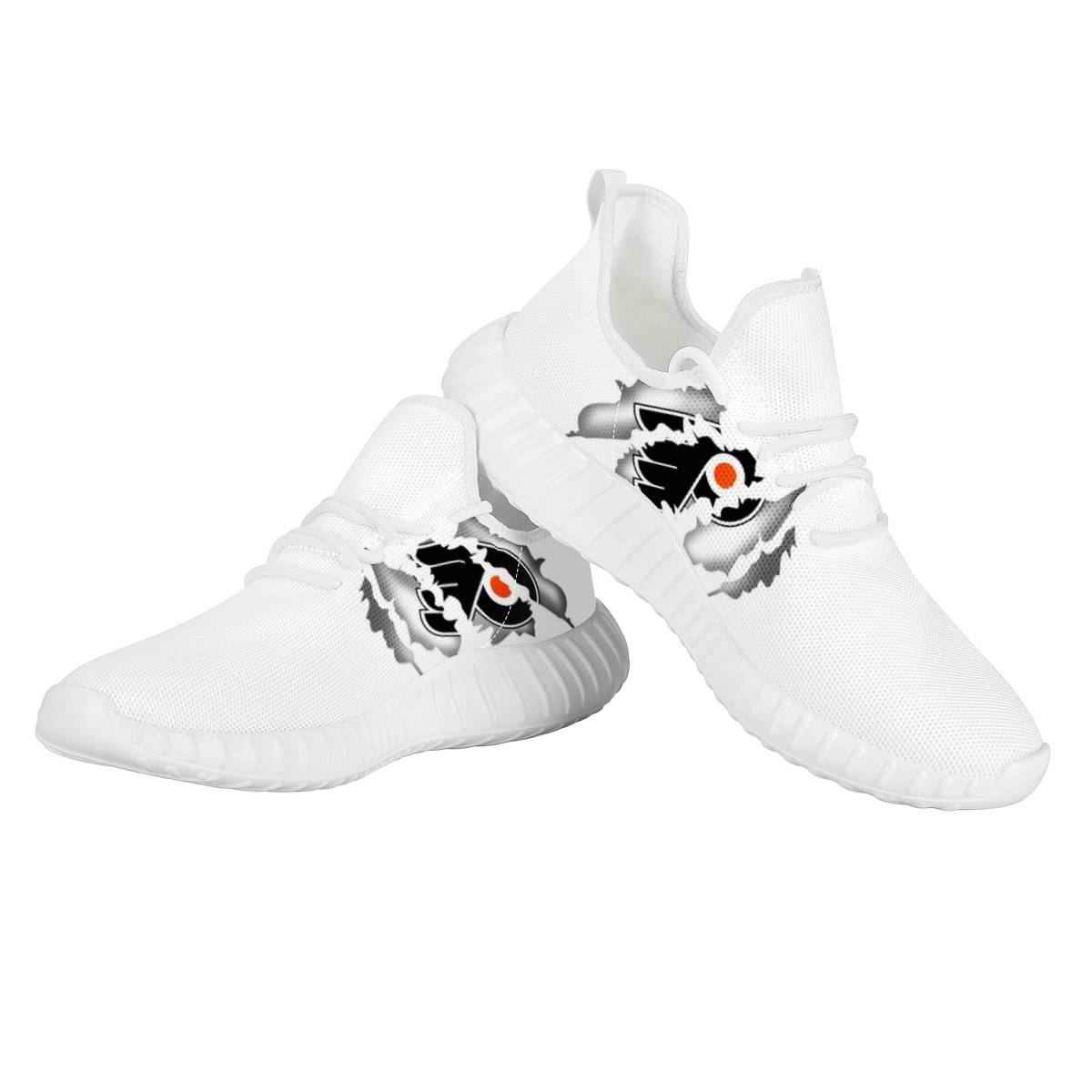 Women's NHL Philadelphia Flyers Mesh Knit Sneakers/Shoes 001