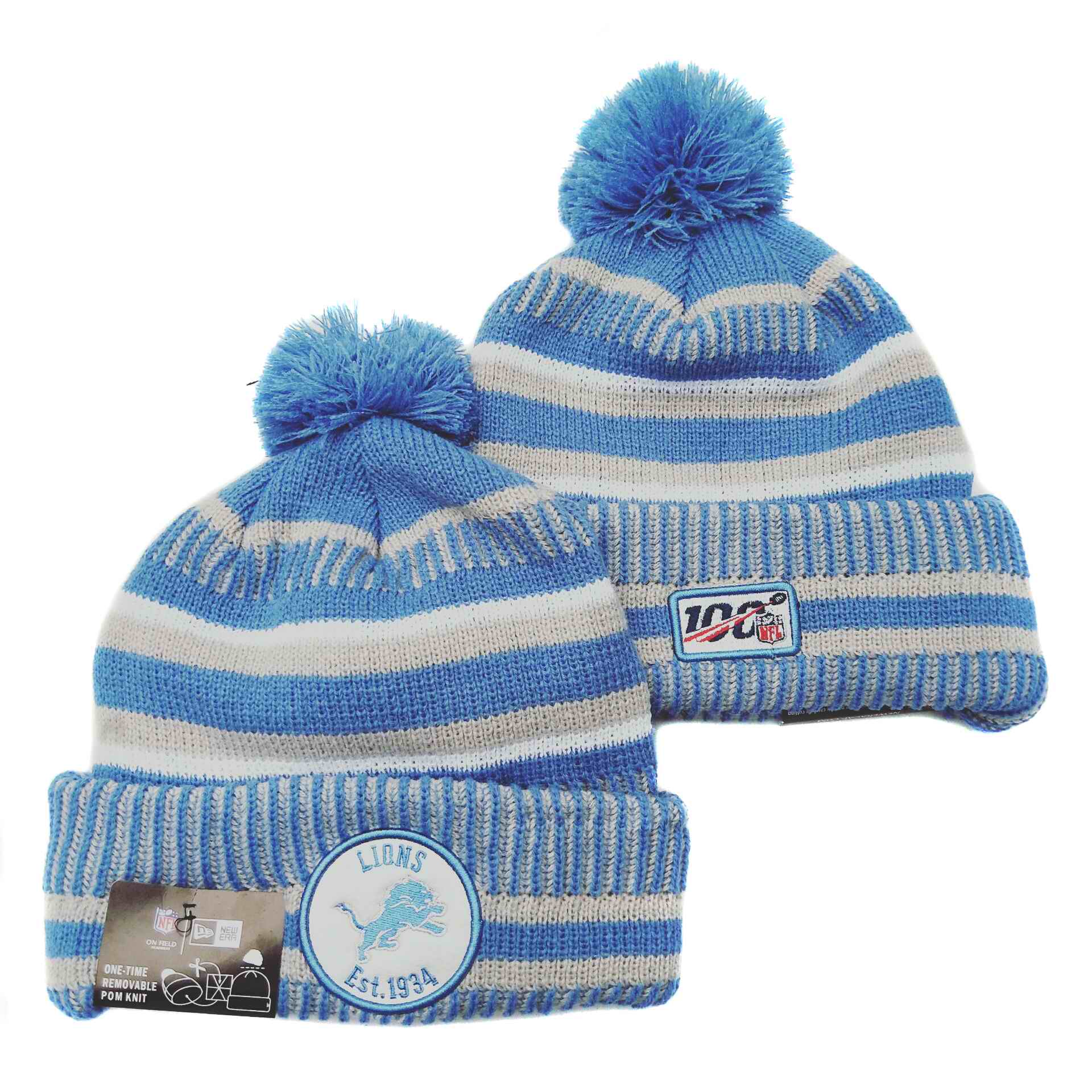 Detroit Lions Knit Hats 028