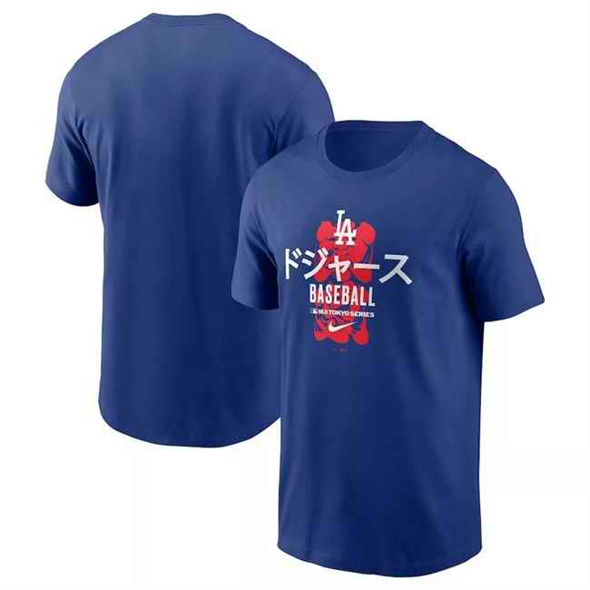 Men's Los Angeles Dodgers Royal 2025 Tokyo Series T-Shirt