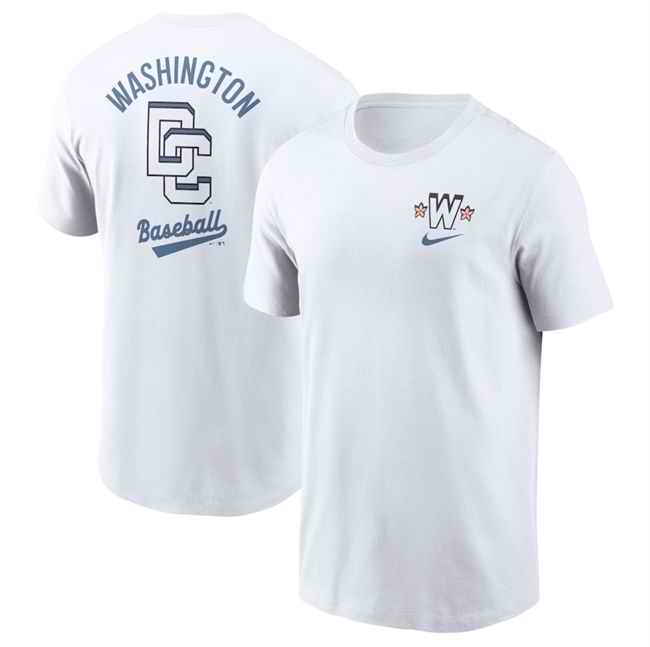 Men's Washington Nationals White 2025 City Connect T-Shirt