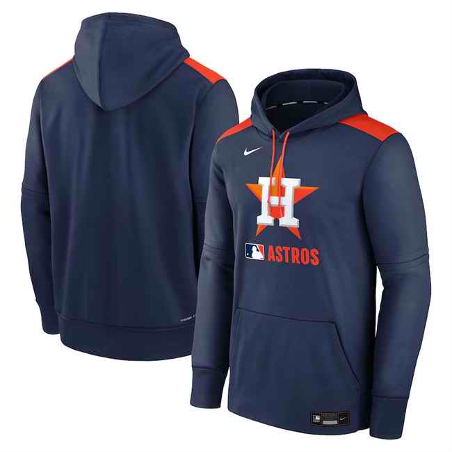 Men's Houston Astros Navy Collection Performance Pullover Hoodie