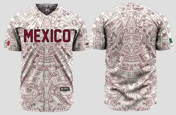 Men's Aztec Mexico Baseball Jersey