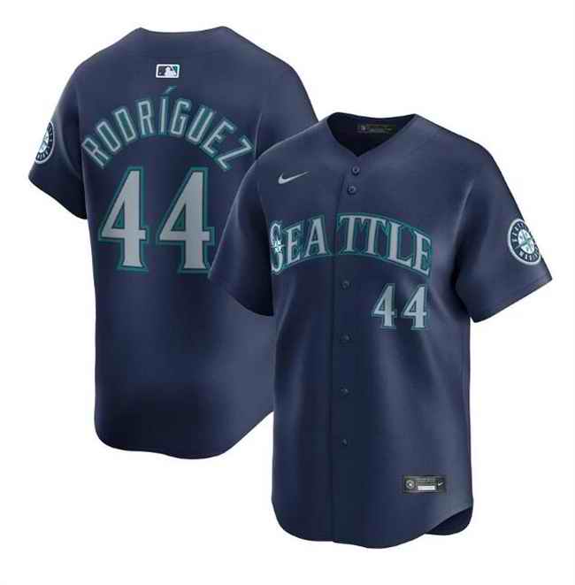 Men's Seattle Mariners #44 Julio Rodr
